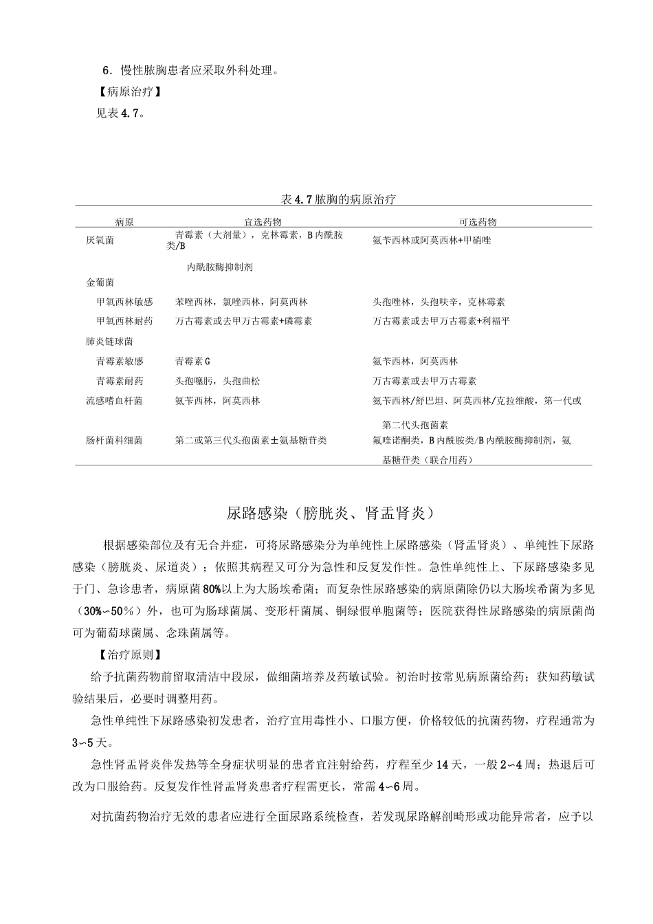 各类细菌性感染的治疗原则及病原治疗_第3页