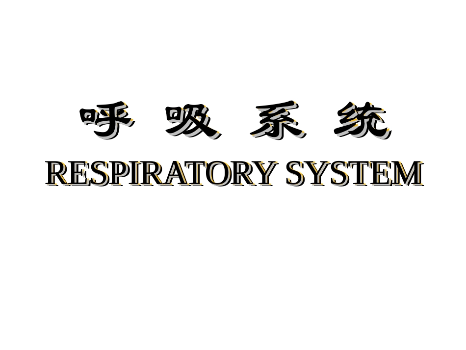 呼吸系统和泌尿系统_第1页