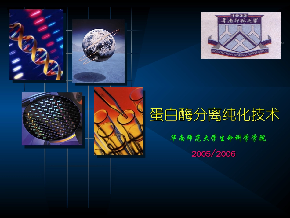 PAGE,SDS-PAGE电泳分离_第1页