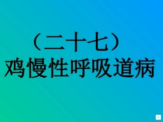 慢性呼吸道病的防治