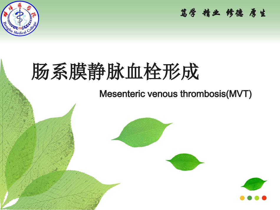 肠系膜静脉血栓形成_第1页