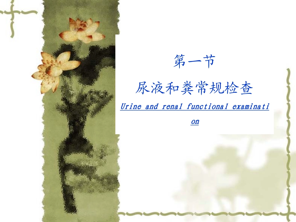 尿液和粪常规检查_第2页