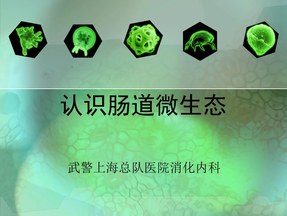 认识肠道微生态_第1页