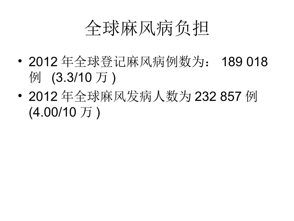 全球麻风病流行形势及今后对策-中国麻风防治协会_第3页