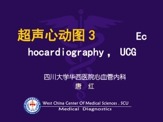 华西医科大精品课程-超声心动图3-异常