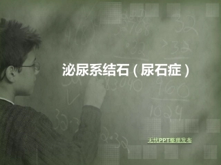 泌尿系结石(尿石症)