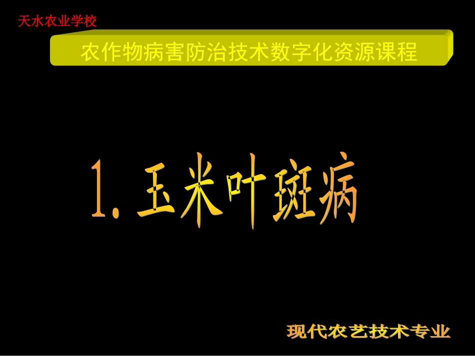 弯孢菌叶斑病特征_第2页