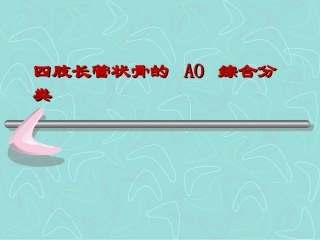 四肢长管状骨的-AO-综合分类