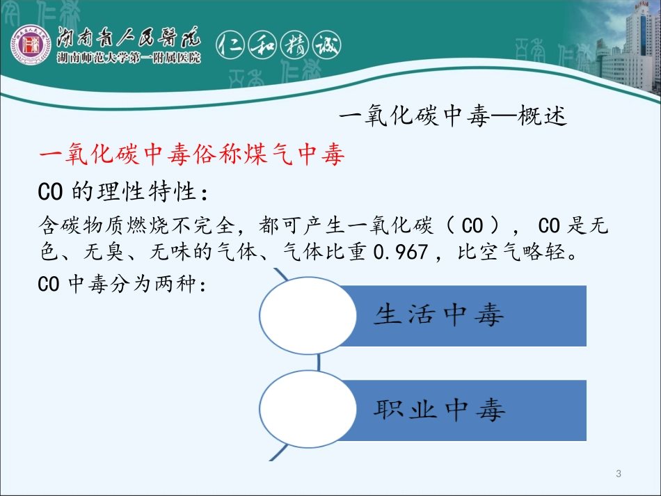 一氧化碳中毒(煤气中毒)-黄艾平_第3页