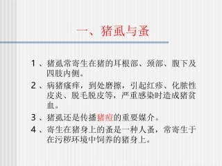 猪的常见皮肤病