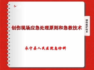 创伤处理原则
