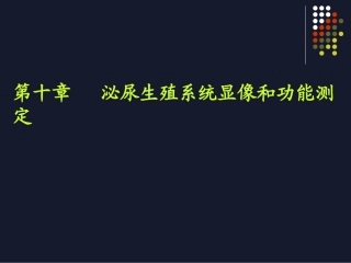 zhz-第10章泌尿生殖系统显像