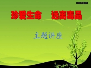 珍爱生命-远离毒品-ppt