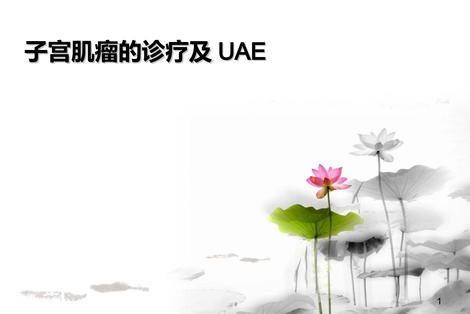 子宫肌瘤的诊疗_第1页