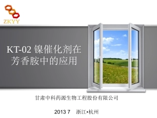 催化剂会议-甘肃中科药源