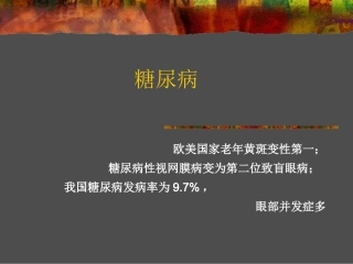 糖尿病性视网膜病变2014年