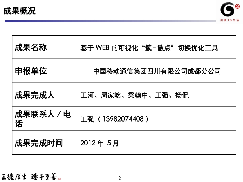 四川省-无线专业-基于WEB的可视化“簇-散点”切换优化工具_第2页