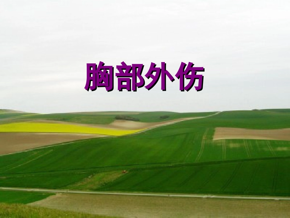 影像学-胸部外伤_第1页