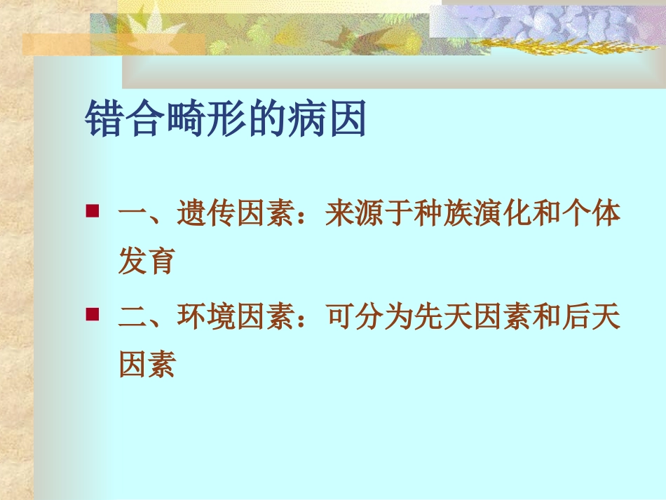 北医正畸-第3章--错合畸形的病因_第3页