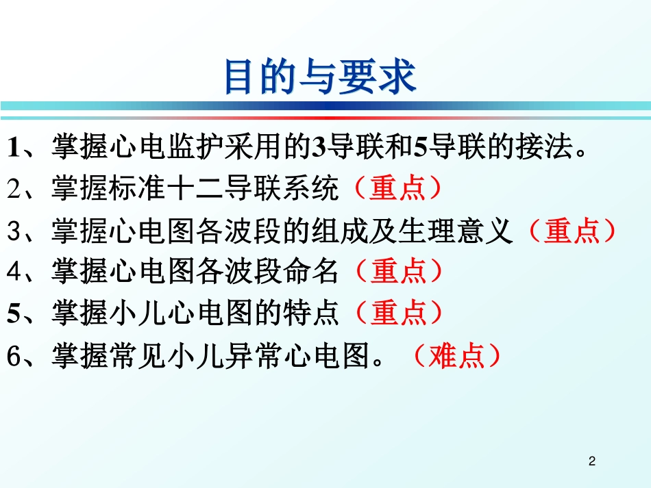 小儿心电监护及心电理论课件[65P][14.7MB]_第2页