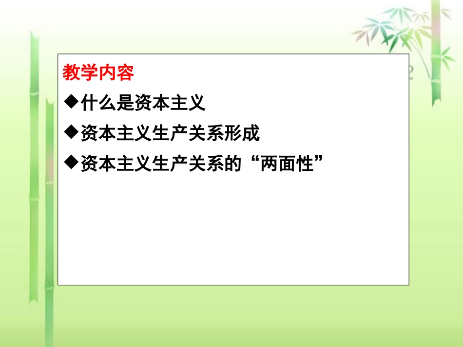 第十讲 资本主义生产关系的形成_第2页