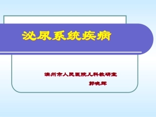 急性肾炎和肾病综合征课件