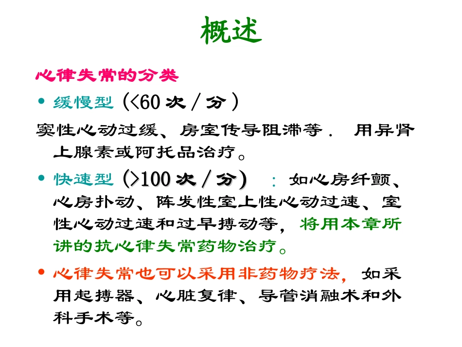 抗心律失常2010.9本硕_第3页