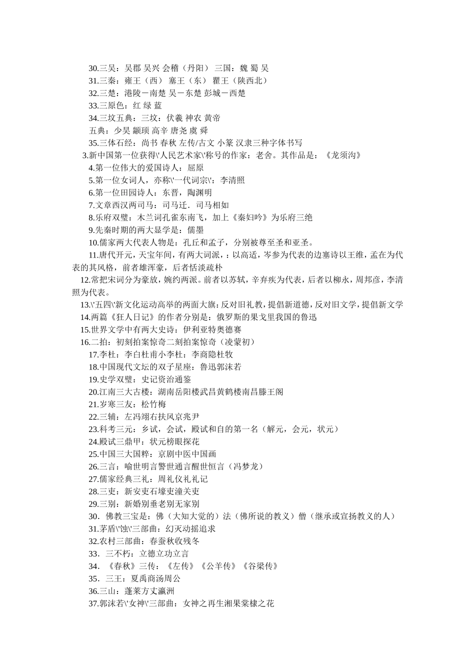 文学常识大全2_第2页