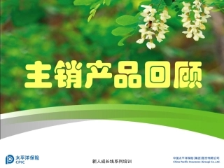 太保主打产品学习