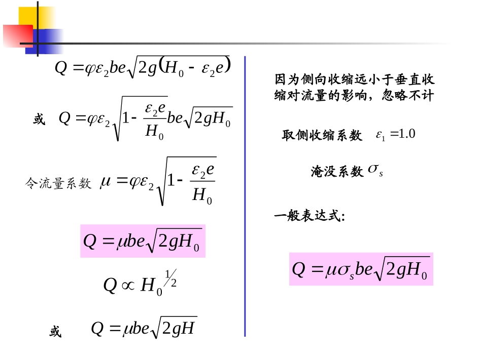 第八章  堰流及闸孔出流4_第3页