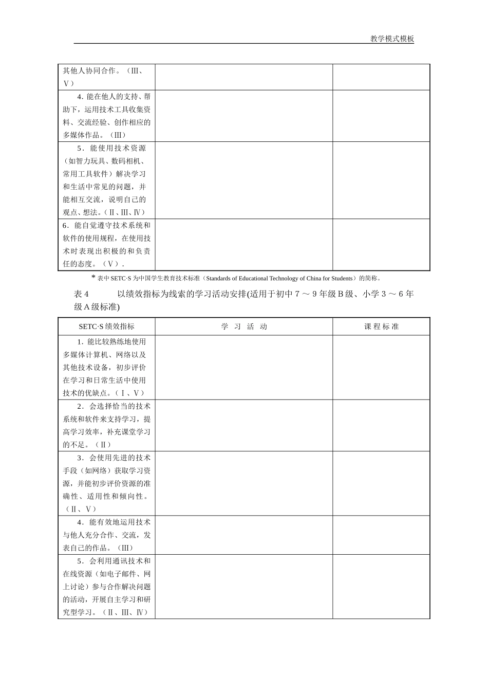 自主学习教学设计模板_第3页