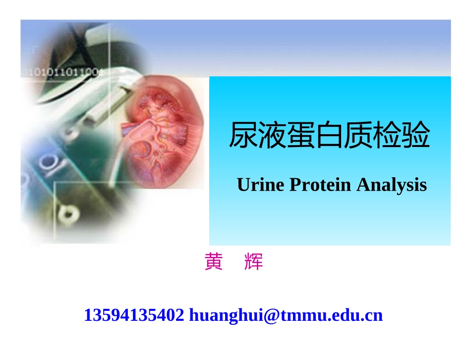 尿液蛋白质检验一_第2页
