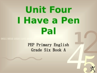 人教版pep小学六上Unit4_I_have_a_pen_pal_课件4
