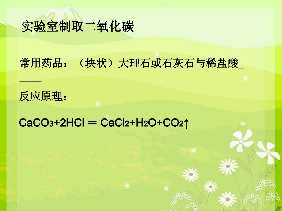 二氧化碳的性质和制法_第3页