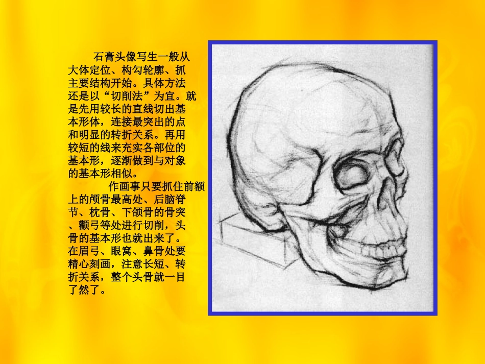 石膏头像素描_第3页