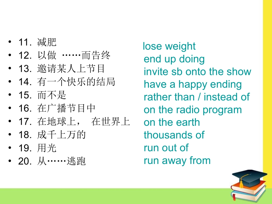 2014年版新目标英语九年级系列复习课件---Unit+12_第3页