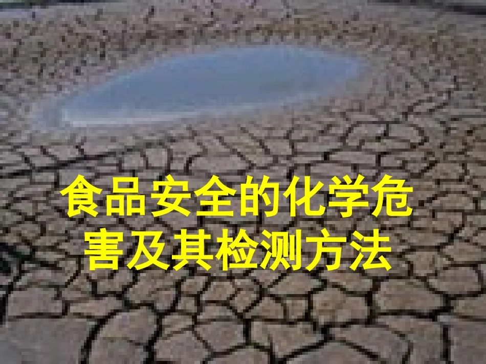 农药残留分析_第1页