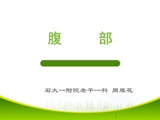 健康评估腹部