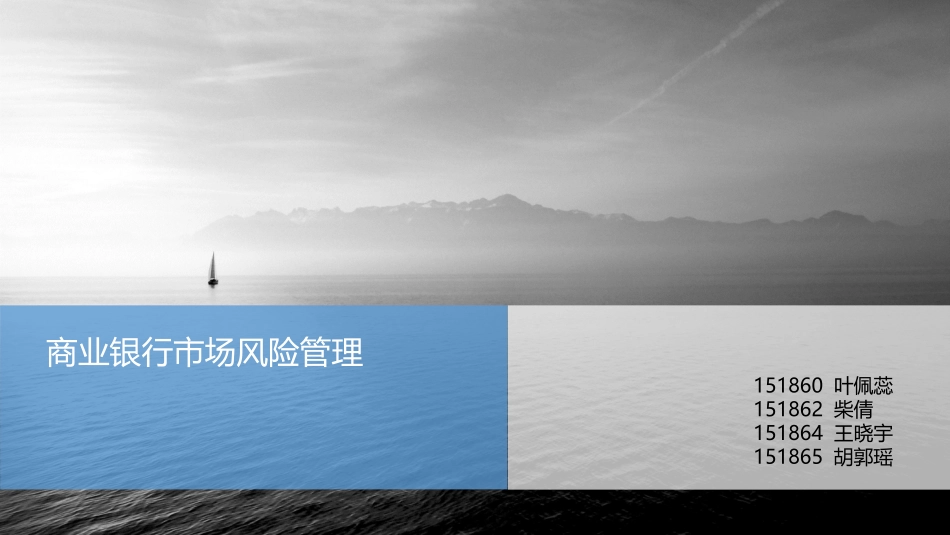 市场风险小组作业_第1页