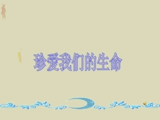 珍爱生命ppt.资料