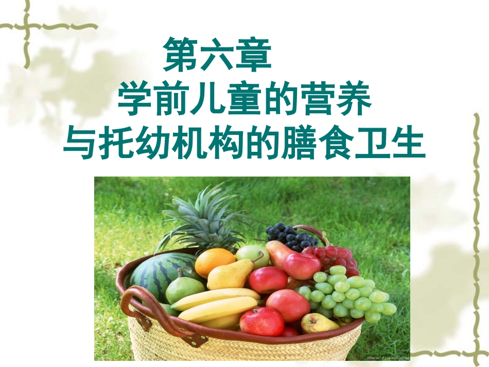 学前儿童的营养与托幼机构的膳食卫生_第2页