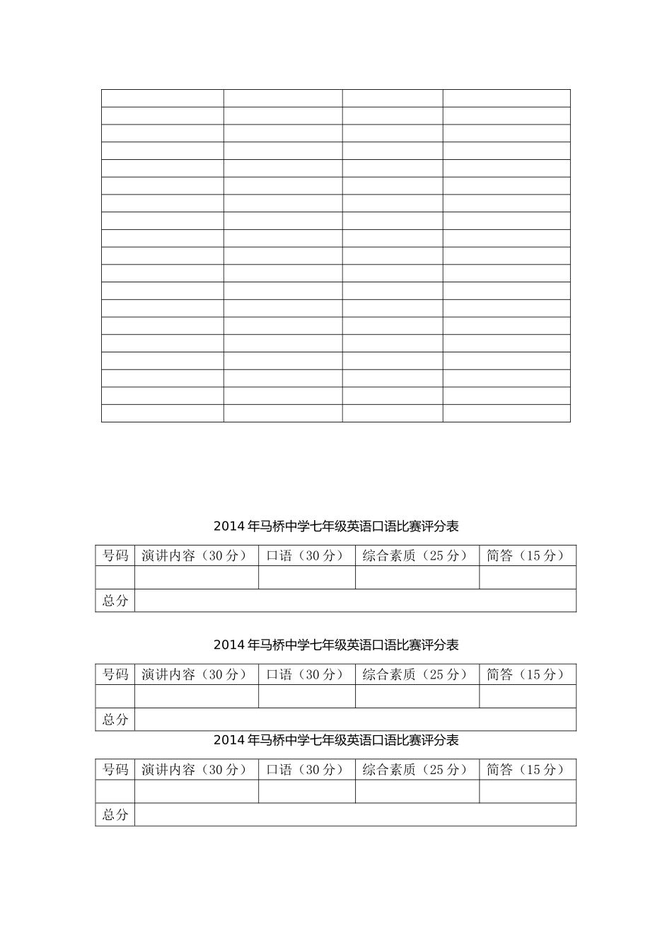 七年级英语口语比赛_第3页