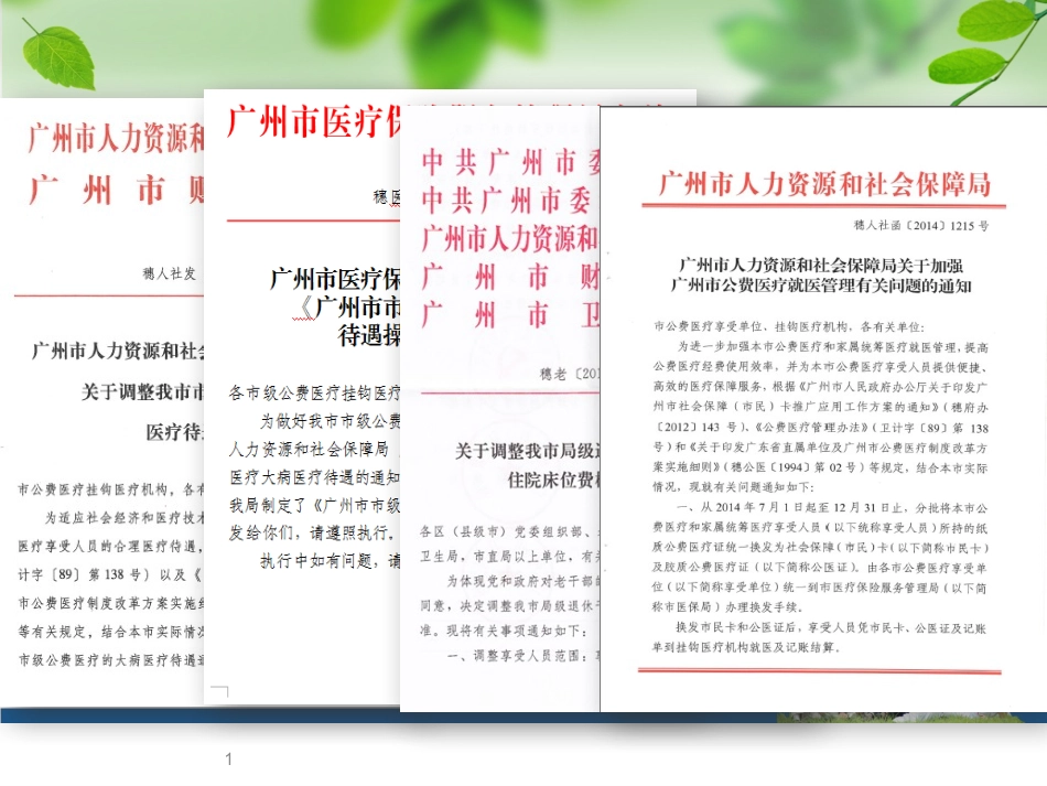 广州市公医政策解读20150325_第1页