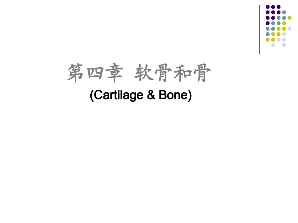 第五章软骨和骨_第1页