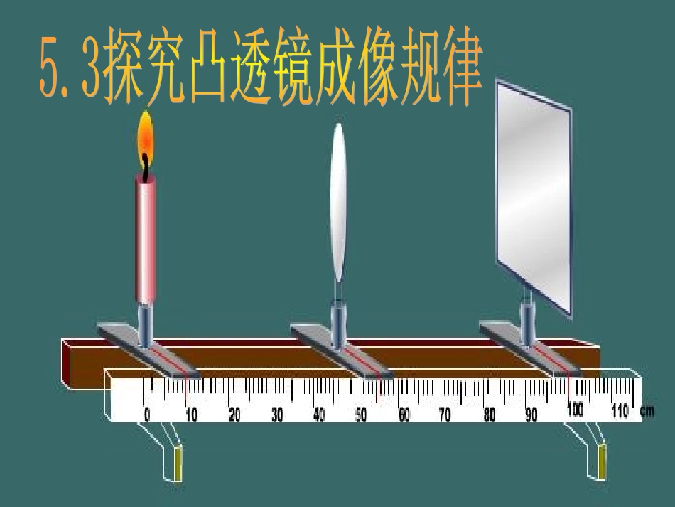 粤沪版八年级上册36《探究凸透镜成像规律》PPT课件1_第1页