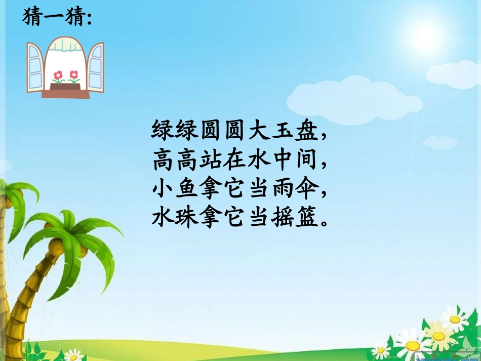 真想变成大大的荷叶课件_第2页