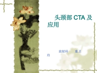 头颈部CTA