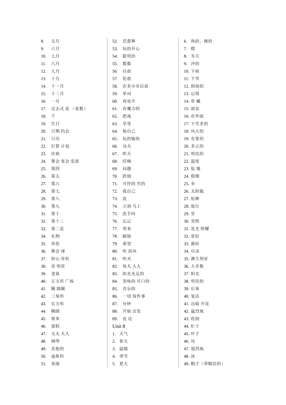 七下全册单词2014（新版）_第3页