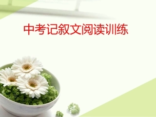 中考记叙文阅读