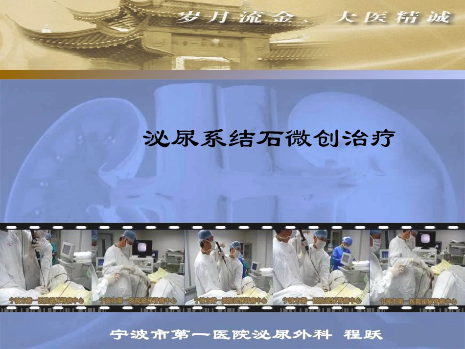 泌尿系结石微创治疗_第1页